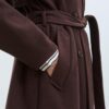 Casaco Trench de Toque Suave Casaco Trench de Toque Suave