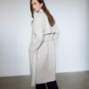 Casaco Trench de Toque Suave Casaco Trench de Toque Suave