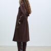 Casaco Trench de Toque Suave Casaco Trench de Toque Suave