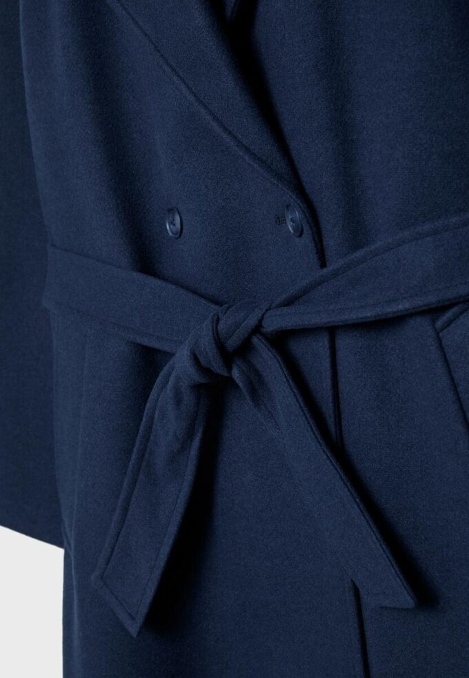 Casaco Trench de Toque Suave Casaco Trench de Toque Suave