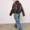 Casaco Trench Oversize 100% Pele