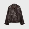Casaco Trench Oversize 100% Pele