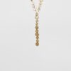 Colar Lariat com textura