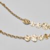 Colar Lariat com textura