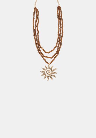 Colar Sol com Contas