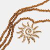 Colar Sol com Contas Colar Sol com Contas