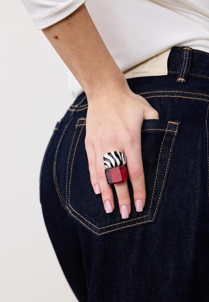 Conjunto de 2 anéis combinados