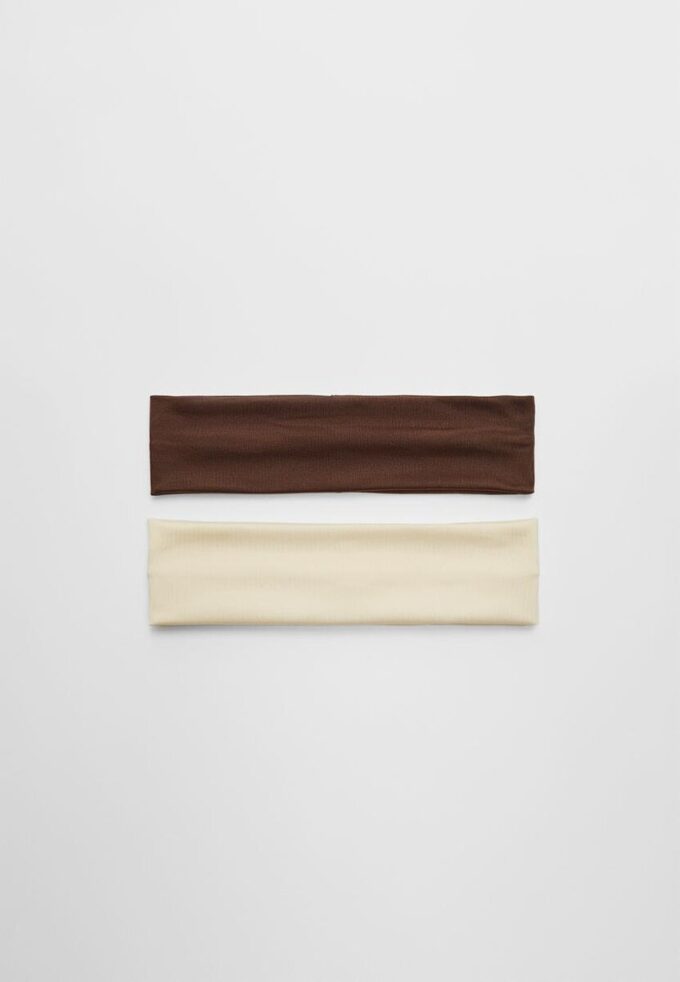 Conjunto de 2 elásticos para o cabelo