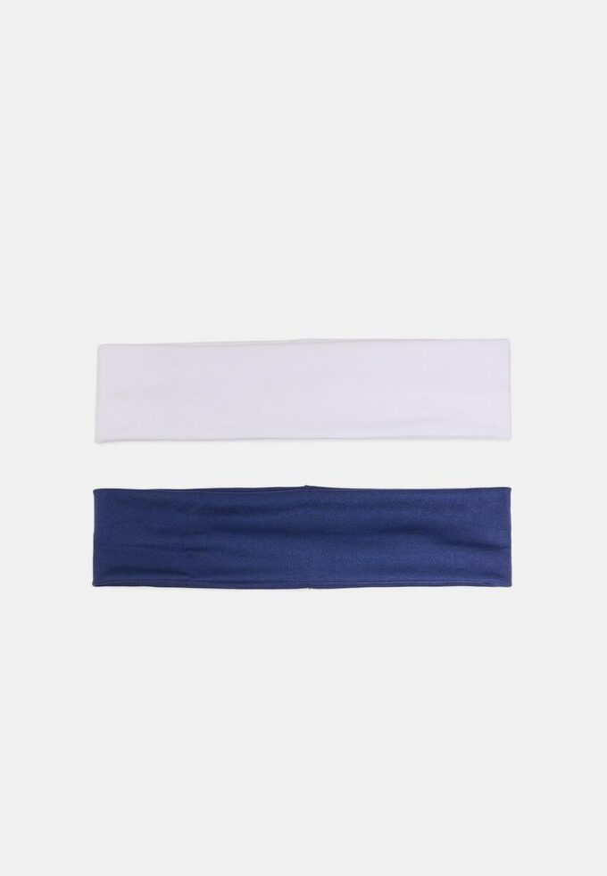 Conjunto de 2 faixas elásticas para o cabelo em pele