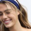 Conjunto de 2 faixas elásticas para o cabelo em pele