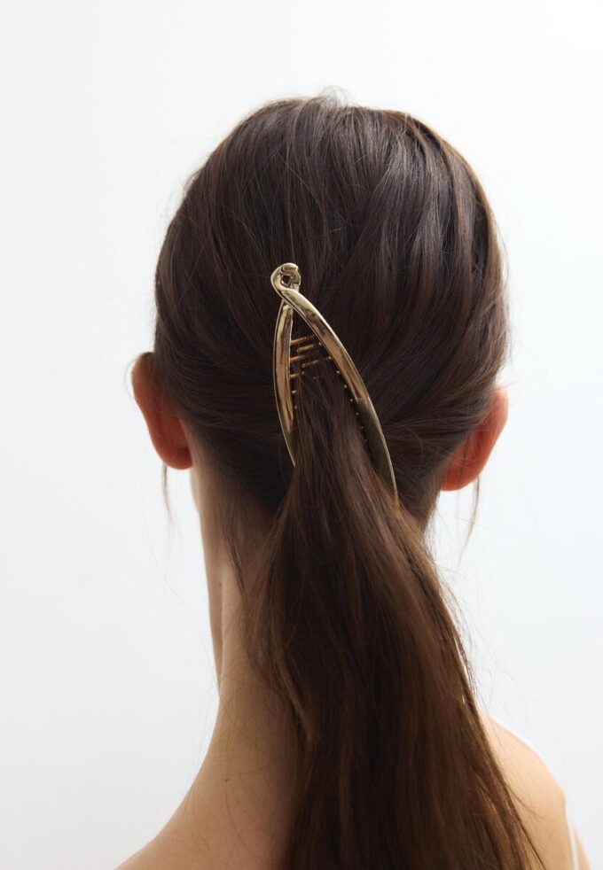 Conjunto de 2 ganchos de cabelo em metal