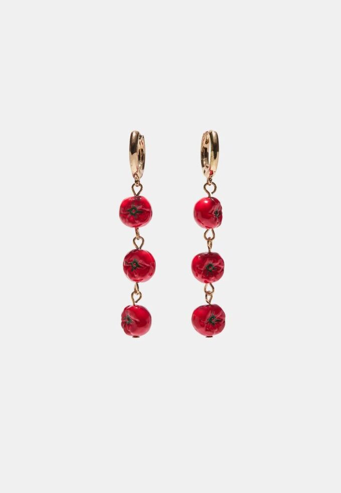 Conjunto de 2 pares de brincos Tomato