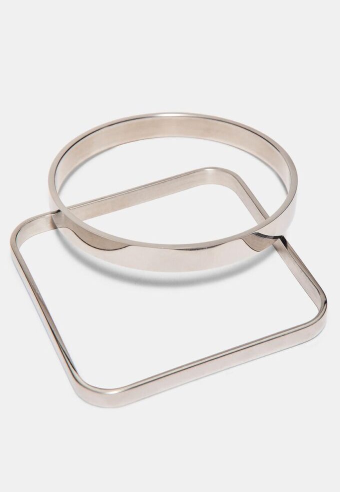 Conjunto de 2 pulseiras combinadas à prova de água