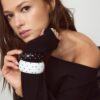 Conjunto de 2 pulseiras às bolinhas
