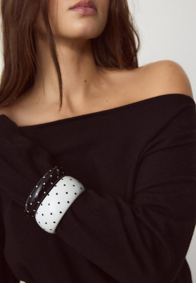 Conjunto de 2 pulseiras às bolinhas