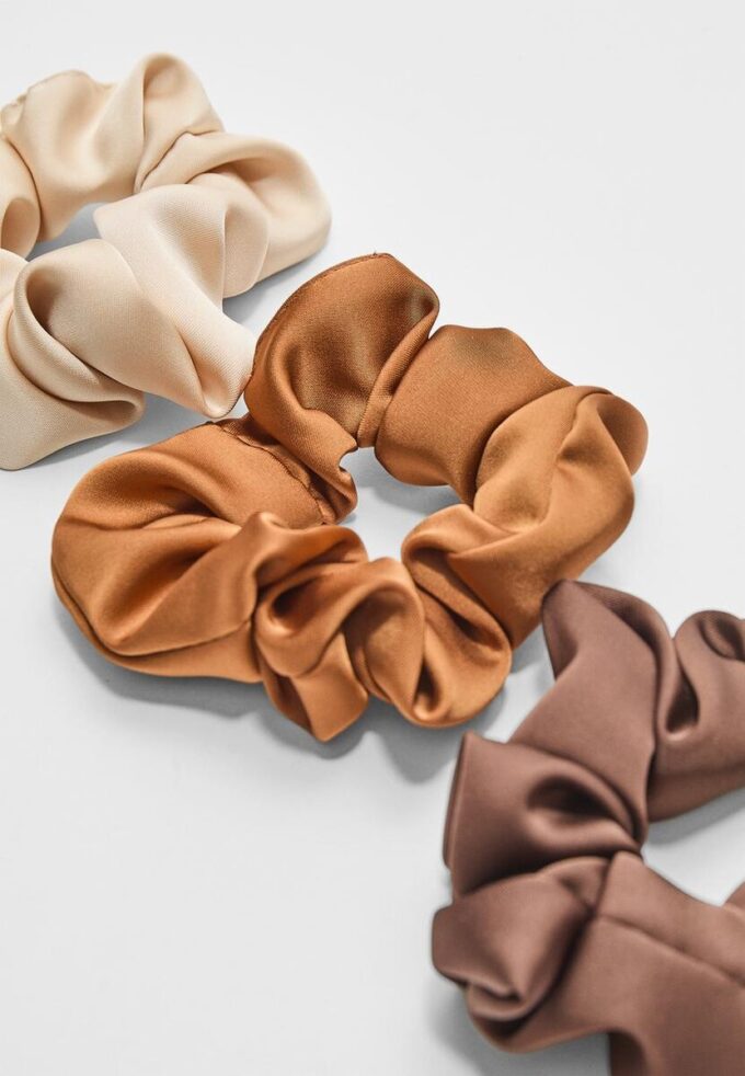 Conjunto de 3 elásticos para o cabelo