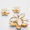 Conjunto de 3 ganchos de cabelo florais