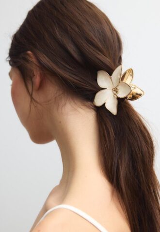 Conjunto de 3 ganchos em forma de flor