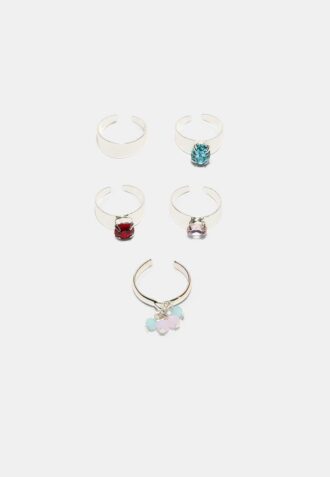Conjunto de 5 anéis para os dedos dos pés