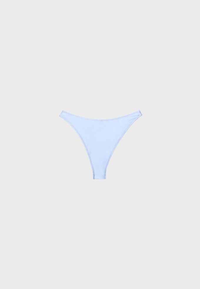 Cueca de biquíni brasileira básica em cetim Cueca de biquíni brasileira básica em cetim