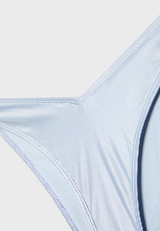Cueca de biquíni brasileira básica em cetim Cueca de biquíni brasileira básica em cetim