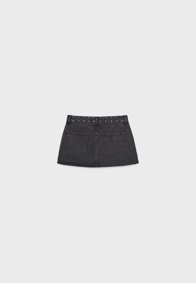 D62 Skort de ganga com tachas