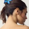 Ganchos de cabelo com flores