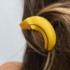 Ganchos de cabelo em forma de banana