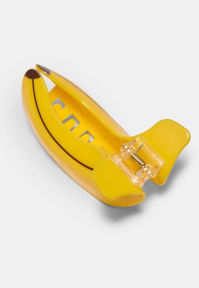 Ganchos de cabelo em forma de banana