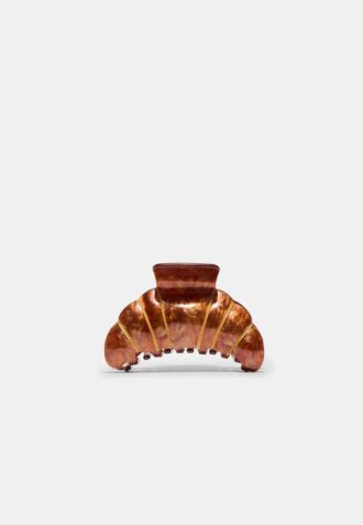 Ganchos de cabelo em forma de croissant