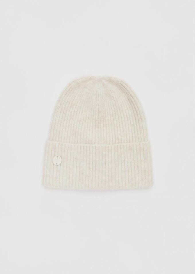 Gorro canelado com placa