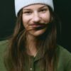 Gorro canelado com placa