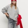 Gorro canelado com placa