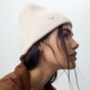 Gorro canelado com placa