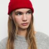 Gorro canelado com placa