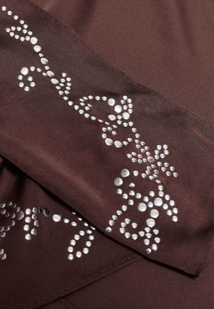 Lenço com detalhe de freio