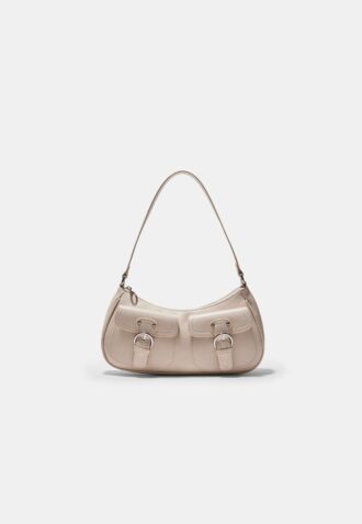 Mala de Ombro Half-Moon com Bolsos
