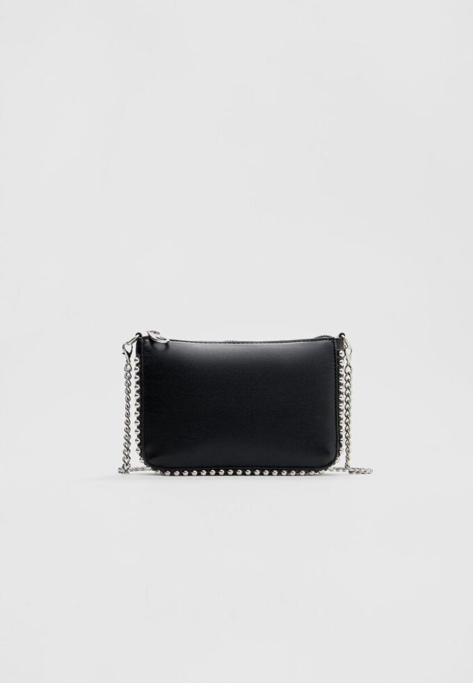 Mini-bolsa com contas