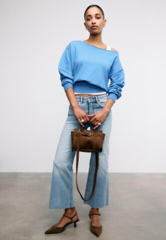 Mini-bolsa com fivela