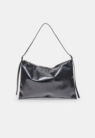 Mini bolsa de ombro com Toque suave e fechos