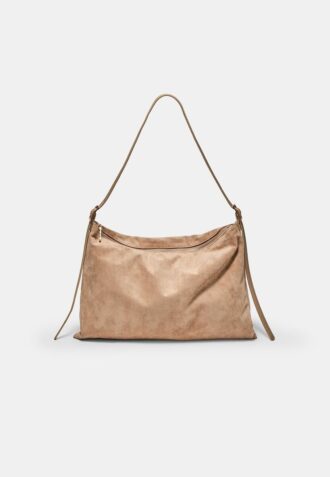 Mini bolsa de ombro com Toque suave e fechos