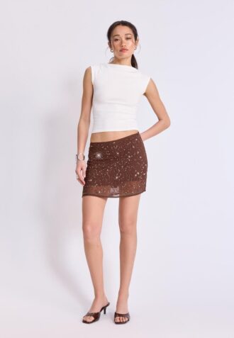 Mini-Skort bordada