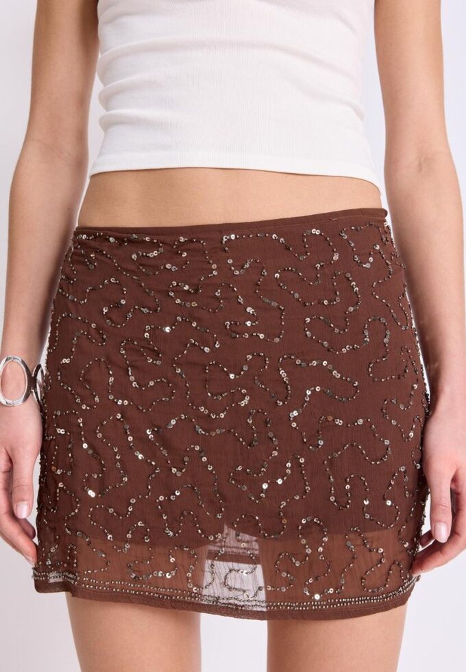 Mini-Skort bordada Mini-Skort bordada