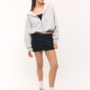 Mini-Skort com acabamento em renda