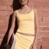 Mini-Skort com acabamento em renda
