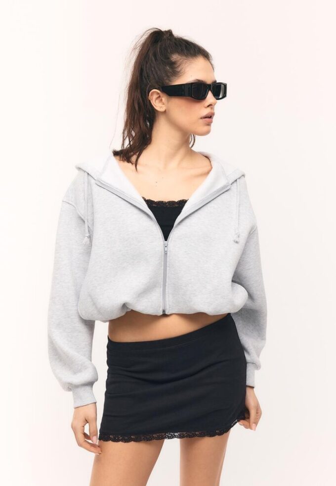 Mini-Skort com acabamento em renda
