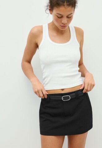 Mini-Skort com cinto