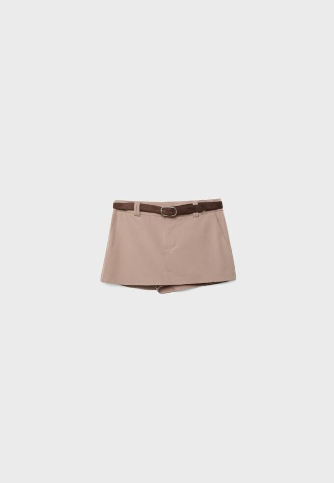 Mini-Skort com cinto Mini-Skort com cinto