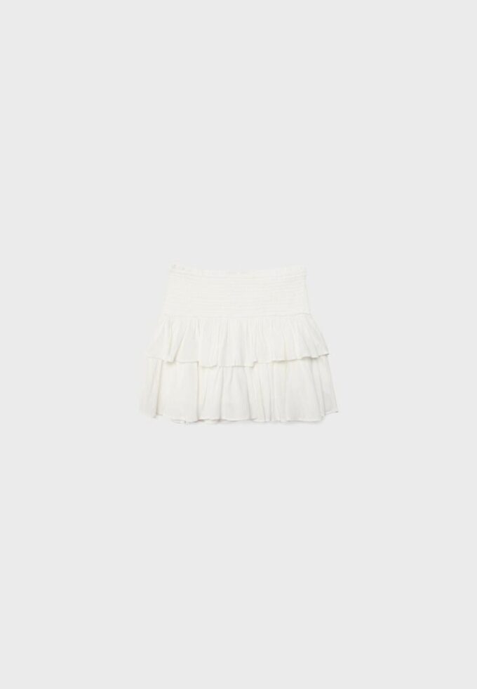 Mini-Skort com folhos Mini-Skort com folhos