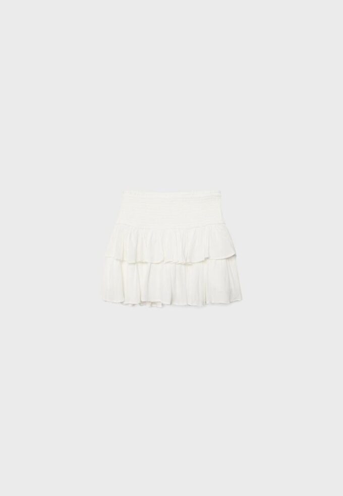 Mini-Skort com folhos Mini-Skort com folhos
